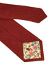 plain red wool  tie